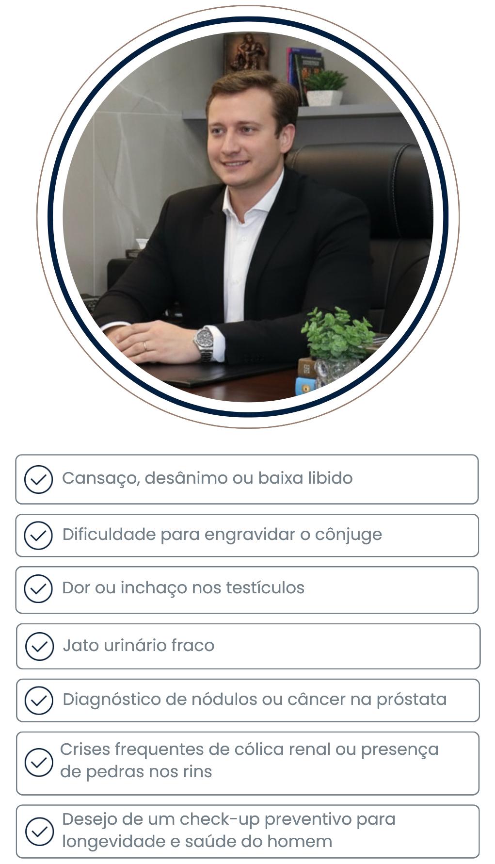 Sintomas para procurar um urologista em mobile